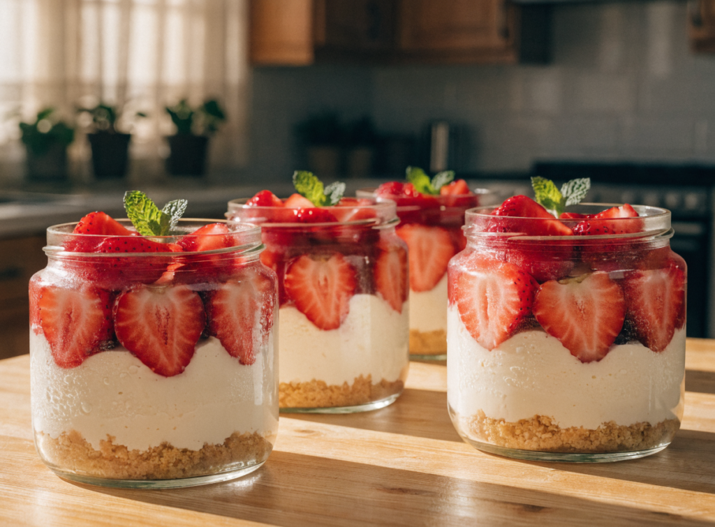 strawberry_cheesecake_dessert_jars